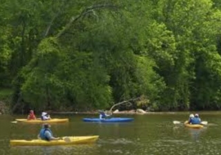 kayak en famille sur la Petite Amazone
